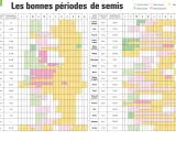 Calendrier des semis : le guide pour semer et récolter vos légumes, inspiré par le calendrier de semis de Kokopelli.
